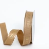 16MM gold-embossed edge ribbed letter flower gift packaging bow ribbon Application Scenario